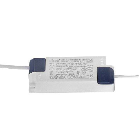 Plafon 119,5X29,5cm 40W Podtynkowy+zestaw zawieszenia linkowego 4000K BY-LPB-1230-40 PREMIUM UGR-19