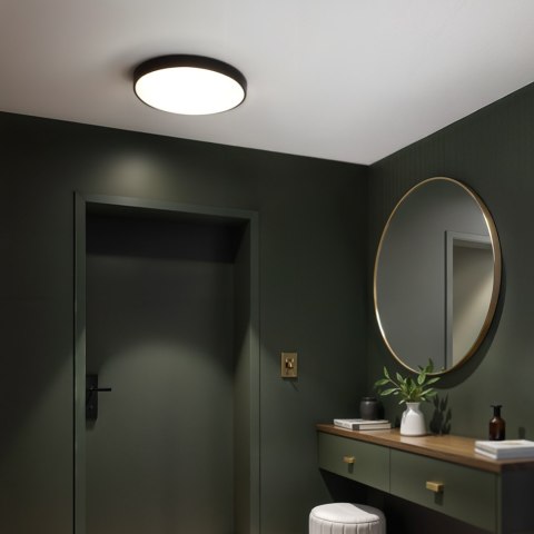 Plafon Natynkowy LED 40cm Okrągły BB01 40W 3000K Czarny