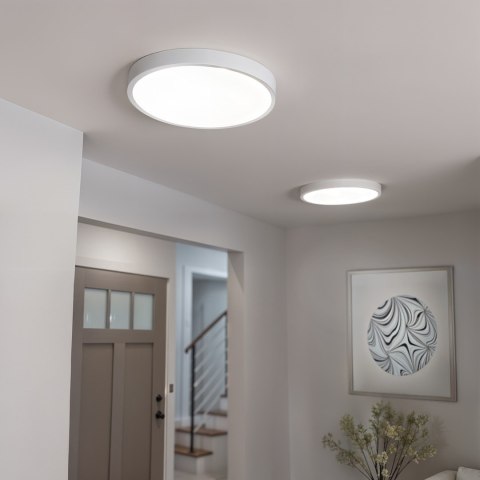 Plafon Natynkowy LED 40cm okrągły BB03 40W 4000K z czujnikiem biały PIR