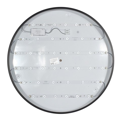 Plafon Natynkowy LED 50cm Okrągły BB02 50W 3000K Czarny