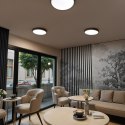 Plafon Natynkowy LED 50cm Okrągły BB02 50W 4000K Czarny