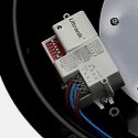 Plafon natynkowy LED 40cm Okrągły BB03 40W 4000K z czujnikiem czarny