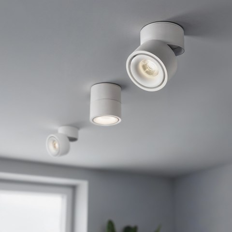 Ruchomy Spot LED EZ-CL06A-12 12W 3000K Biały