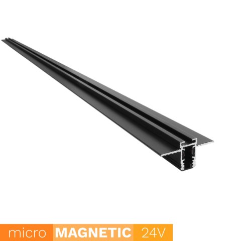 Szyna Magnetyczna podtynkowa UN5-D Micro Magnetic 200cm czarna