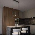 Lampa wisząca 3 x GU10 ESLA KJ217 czarny