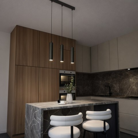Lampa wisząca 3 x GU10 ESLA KJ217 czarny