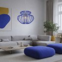 IMPERIA LAMPA WISZĄCA 1X60W E27 520X420 DUŻA NIEBIESKA PROMOCJA