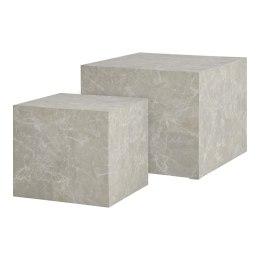 Zestaw 2 stolików kawowych Prague szary