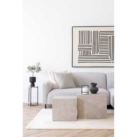 Zestaw 2 stolików kawowych Prague szary