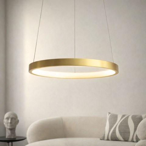 LUNE LAMPA WISZĄCA 40 ZŁOTY 25W LED 4000K