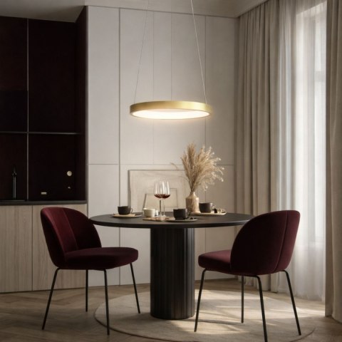 LUNE LAMPA WISZĄCA 40 ZŁOTY 25W LED 4000K