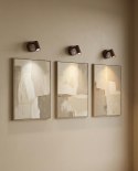 Lampa ścienna SHP PICKET brązowa