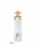 Lampka nocna z projektorem SHP LIGHTHOUSE biało-złota