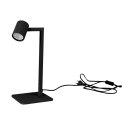 Light Prestige Lampa biurkowa Snow czarna 1xGU10