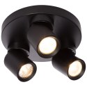 Light Prestige Plafon Pointa czarny 3xGU10