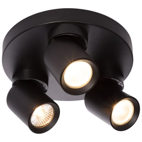 Light Prestige Plafon Pointa czarny 3xGU10
