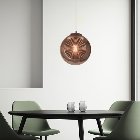 CLUB LAMPA WISZĄCA 28 1X60W E27 PATYNOWY