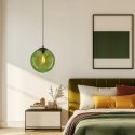 CLUB LAMPA WISZĄCA 28 1X60W E27 ZIELONY