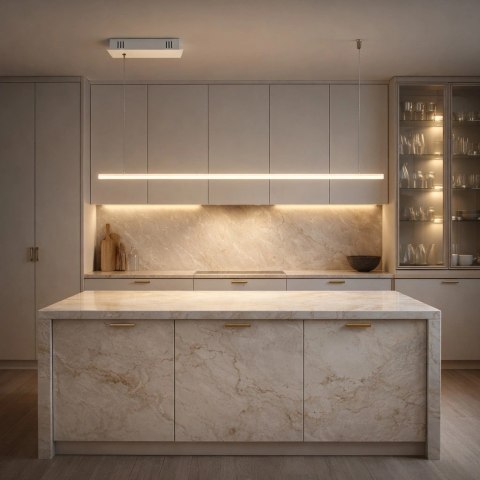 Lampa wisząca Linea No.1B 100cm 4k biała Dali
