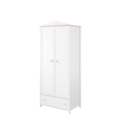 Szafa 2D dzielona biały/różowy LUNA LN12