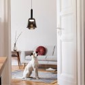 BUENO lampa wisząca czarny 1x9W GX53 klosz bezbarwny+dymiony