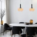 BUENO lampa wisząca czarny 1x9W GX53 klosz bezbarwny+złoty