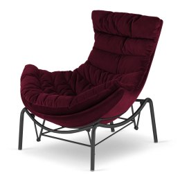 Fotel Hoor Bujany XZ Bordowy (SWAN-14) Czarna