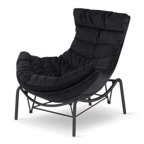 Fotel Hoor Bujany XZ Ciemnoszary (SWAN-13) Czarna