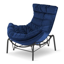 Fotel Hoor Bujany XZ Granatowy (SWAN-08) Czarna