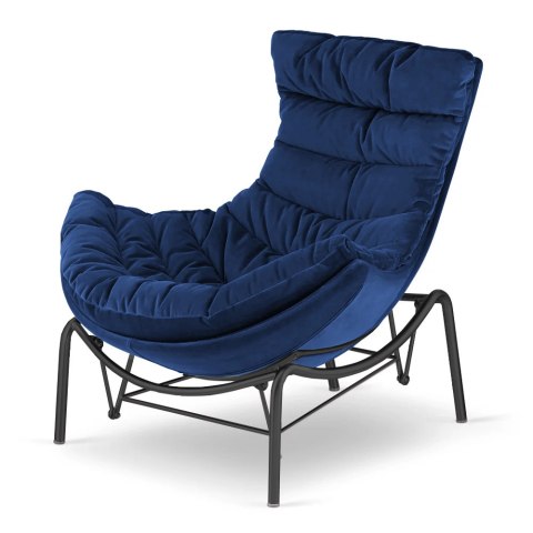 Fotel Hoor Bujany XZ Granatowy (SWAN-08) Czarna