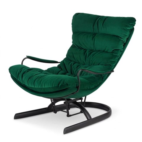 Fotel Lidingo bujany XZ Butelkowy (SWAN-16) Czarna