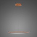 Lampa wisząca Ledowe Okręgi No.1 40cm 4k miedziana