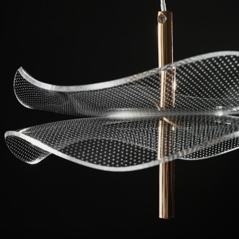 Lampa wisząca Mariposa różowe złoto 4000K