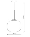 Light Prestige Lampa wisząca Jukon biała 1xE27