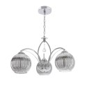 SIERRA lampa wisząca chromowy 3x40W E27 klosz chromowy