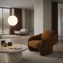 TESTA lampa wisząca beżowy 1x10W G9 klosz biały