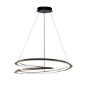 CALLAS lampa wisząca czarny 32W LED 3000, 4500, 6500K osłonka biała
