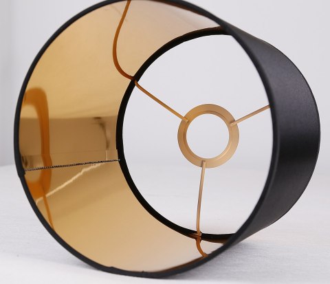 Candida p lampa wisząca czarny 2x40w e27 abażur czarny