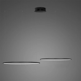 Lampa wisząca Ledowe Okręgi No.2 60cm 3k czarna Dali