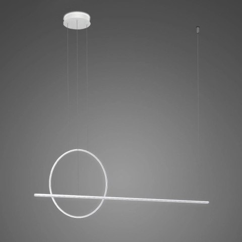 Lampa wisząca Linea No.2 120 40cm biała 3k