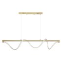 Lampa wisząca Serpente DDXZ003 55W złota - wężyk splot