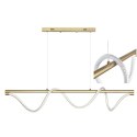 Lampa wisząca Serpente DDXZ003 55W złota - wężyk splot