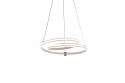 SANTA lampa wisząca złoty 32W LED 3000, 4000, 6500K maskownica biały