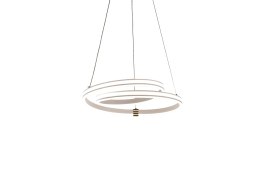 SANTA lampa wisząca złoty 32W LED 3000, 4000, 6500K maskownica biały