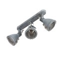 CRODO LAMPA SUFITOWA LISTWA 3X40W E14 SZARY