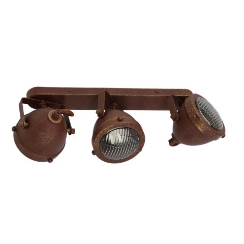 FRODO LAMPA SUFITOWA LISTWA 3X40W GU10 RDZAWY