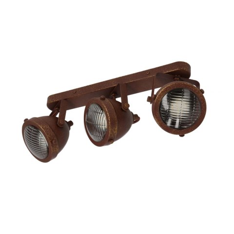 FRODO LAMPA SUFITOWA LISTWA 3X40W GU10 RDZAWY