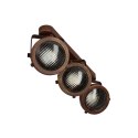 FRODO LAMPA SUFITOWA LISTWA 3X40W GU10 RDZAWY