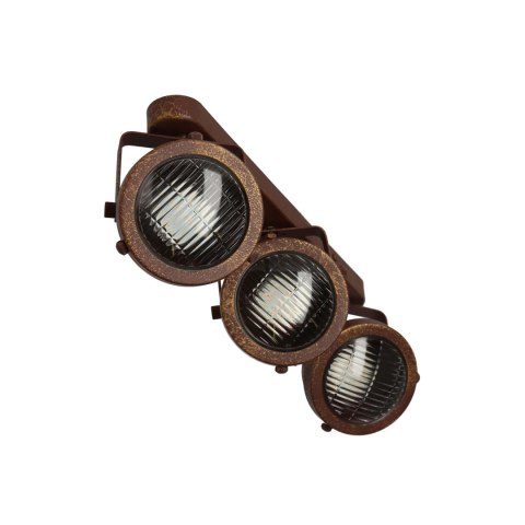 FRODO LAMPA SUFITOWA LISTWA 3X40W GU10 RDZAWY