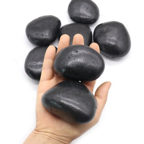 Kamień OTOCZAK 3-5 cm 200 kg polerowany czarny
